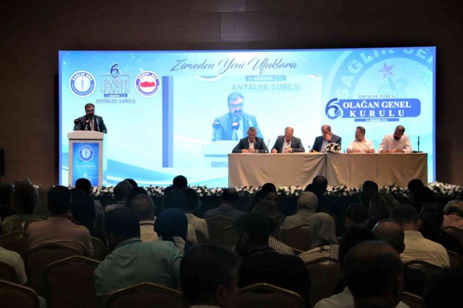 Antalya’da Sağlık-sen Şubesinin 6’ncı Olağan Genel Kurulu Gerçekleştirildi