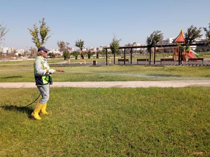 Viranşehir’de İlaçlama Çalışmaları Devam Ediyor