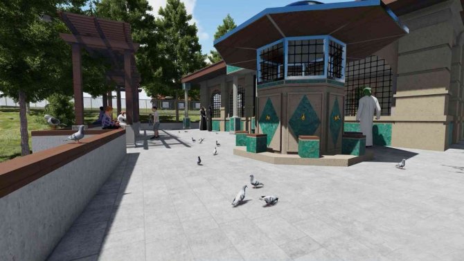 Abalı Baba Türbesi Restore Ediliyor