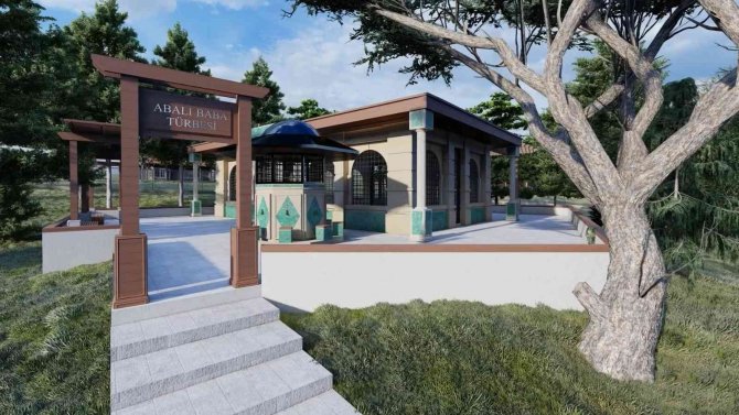 Abalı Baba Türbesi Restore Ediliyor