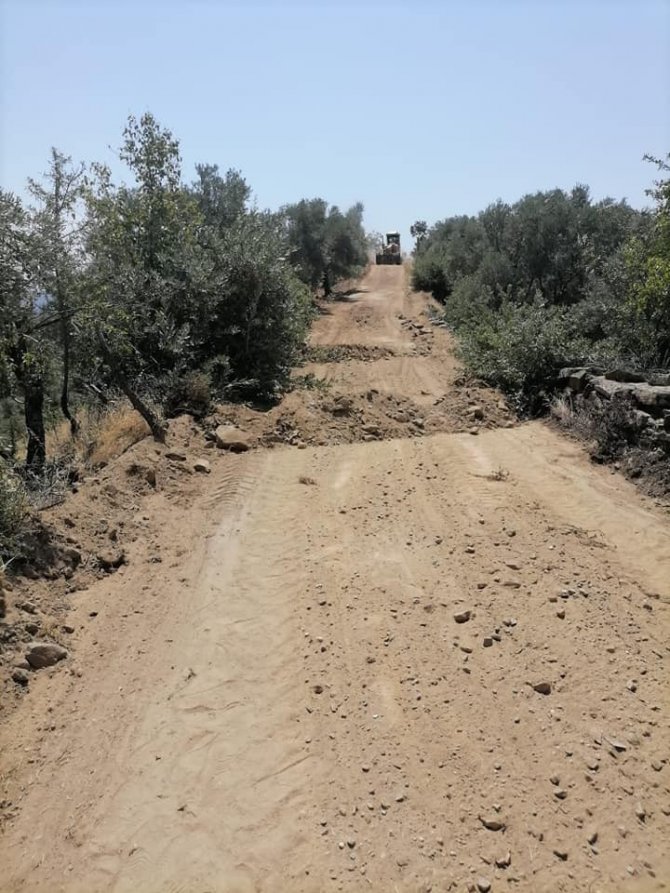 Köşk’te Bahçe Yolları Düzenleniyor
