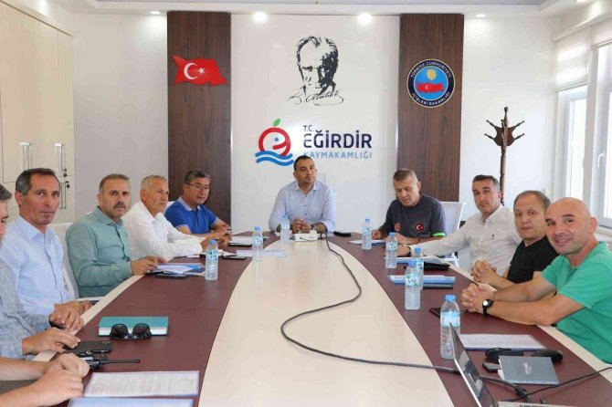Eğirdir Triatlonu Koordinasyon Toplantısı Yapıldı
