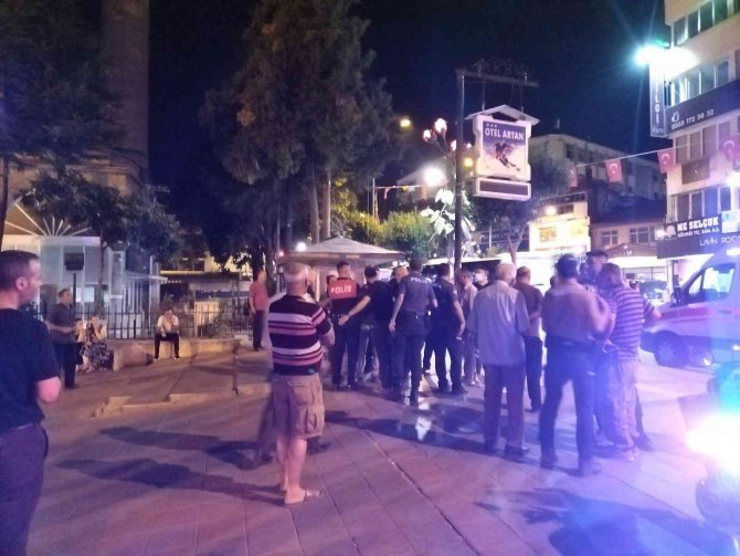 Isparta’da Yelken Bidonlu Kavga Kamerada