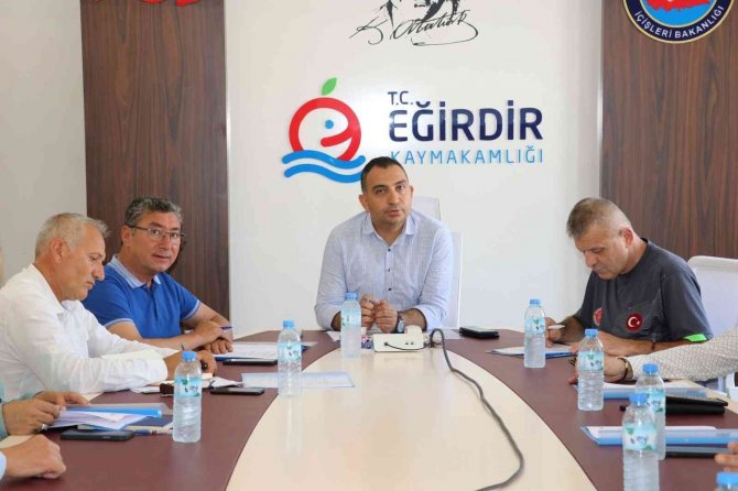 Eğirdir Triatlonu Koordinasyon Toplantısı Yapıldı