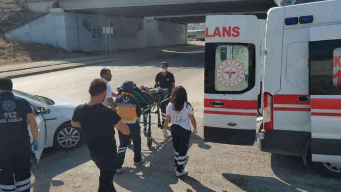 Motosiklet Sürücüsü Ölümden Döndü