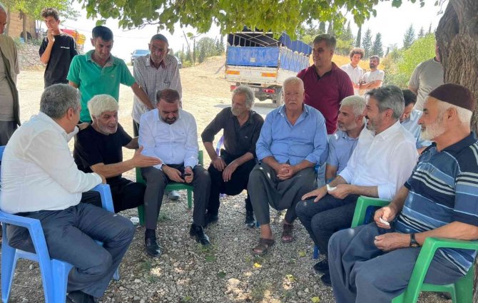 Milletvekili Aydın, Köy Ve Mezralarda Yatırımları İnceledi