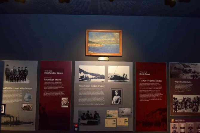 Kepez Belediyesi Topçu Yüzbaşı Mustafa Ertuğrul Aker’i Unutmadı