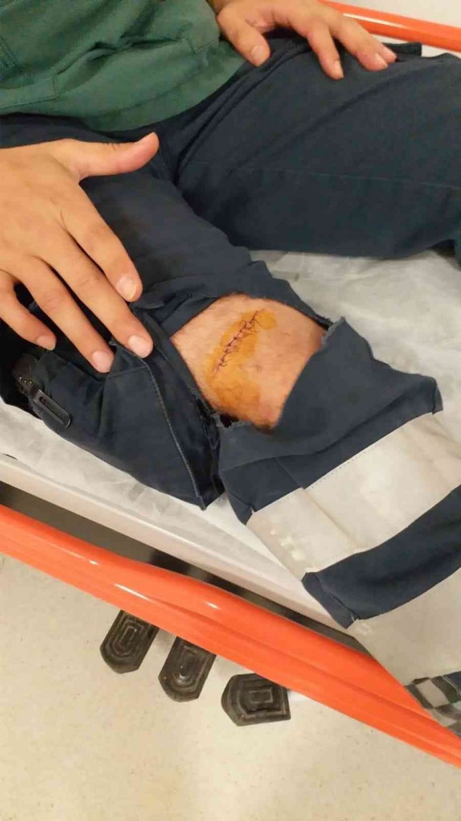 Sağlık Çalışanına Makasla Saldırdı