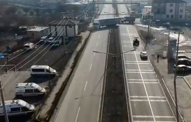 Iğdır’da Dron Destekli Trafik Denetimi