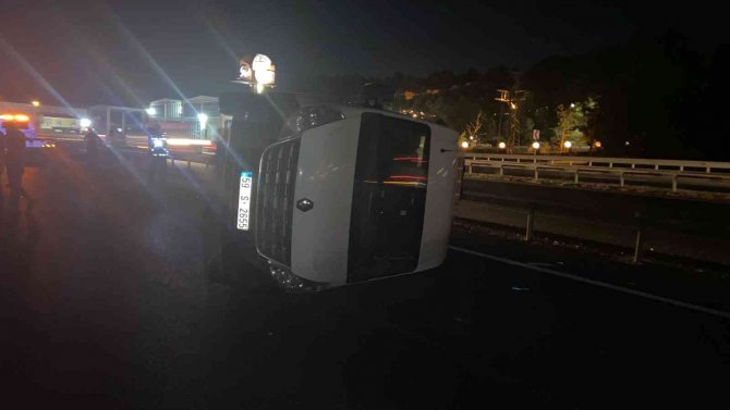 Tekirdağ’da Servis Aracı Devrildi: 9 İşçi Yaralı