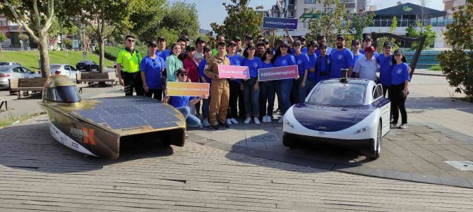 Üniversiteli Öğrencilerin Yaptığı Elektrikli Araç Bursa’dan Tura Başladı