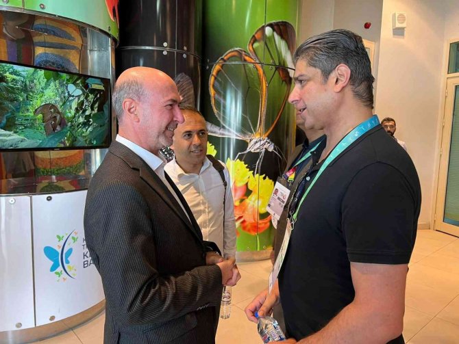 İ̇slam Dayanışma Oyunları Heyeti Tropikal Kelebek Bahçesi’ni Gezdi