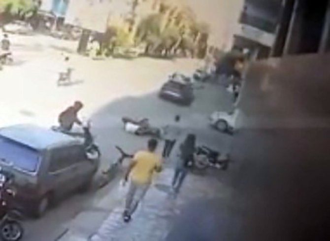 Motosikletli Genci Ölüme Sürükleyen Kaza Kamerada