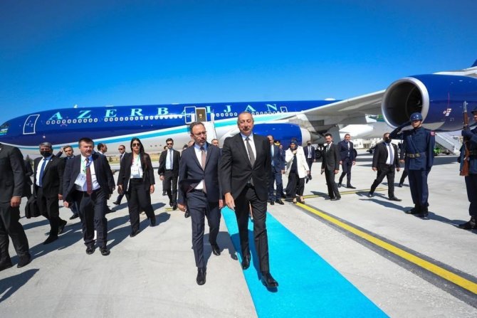 Azerbaycan Cumhurbaşkanı İ̇lham Aliyev Konya’da
