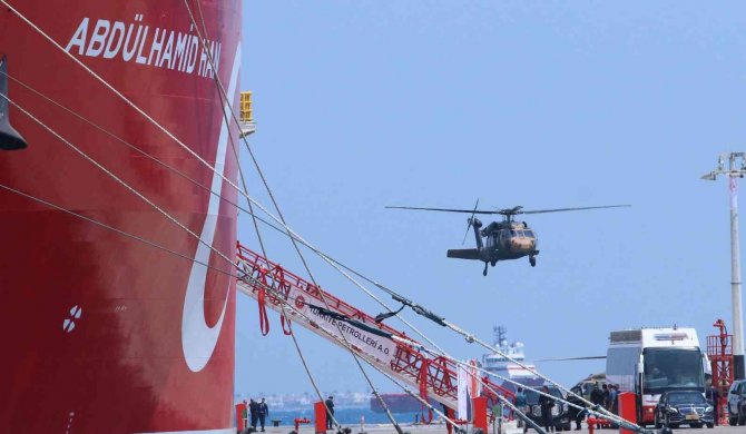 Cumhurbaşkanı Erdoğan Geldi, Abdülhamid Han Gemisi Yolcu Ediliyor