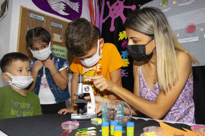 Kreş Öğrencileri Eğlenerek Öğreniyor