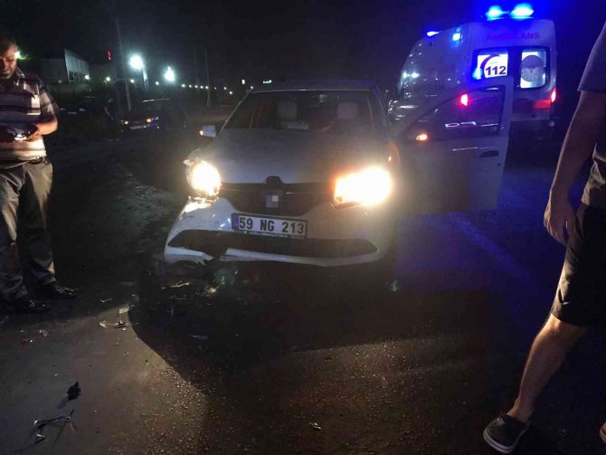 Tekirdağ’da Trafik Kazası: 1 Yaralı