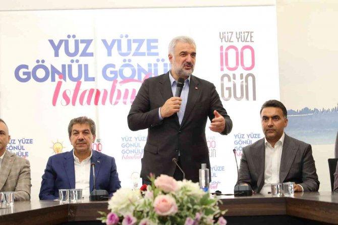 Ak Parti “Yüz Yüze 100 Gün” Programı İle İ̇stanbul’da Sahaya İndi