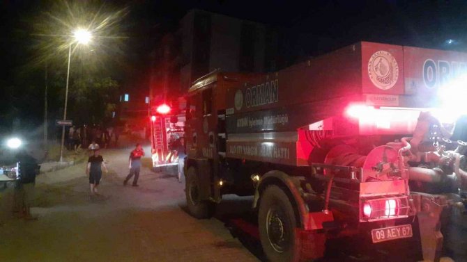 Söke’de Yangın: 2 Kişi Hastaneye Kaldırıldı