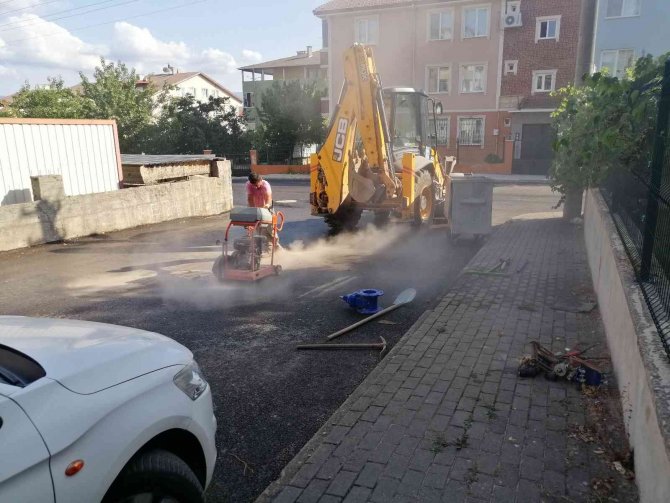 Su Borusu Patladı, O Anlar Kamerada