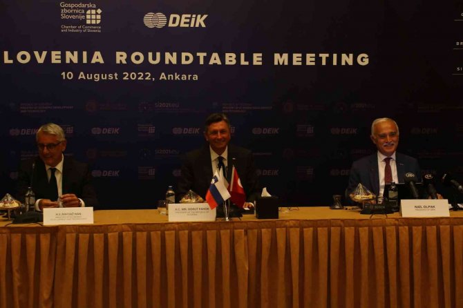 Dei̇k, Türkiye Ve Slovenya Heyetini Yuvarlak Masada Buluşturdu
