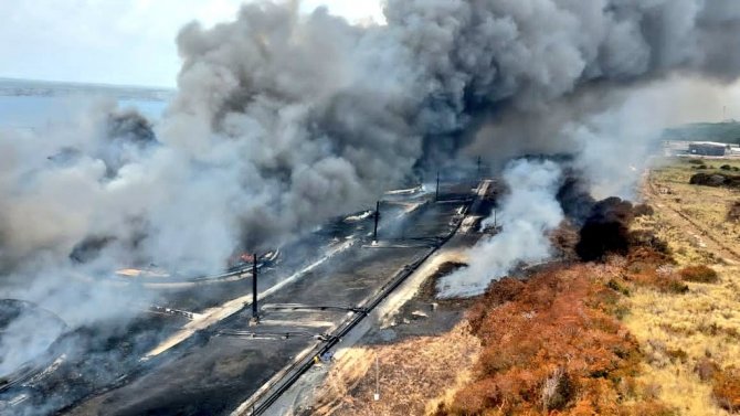 Küba’da Petrol Tesisindeki Yangın 5 Gün Sonra Kontrol Altına Alındı
