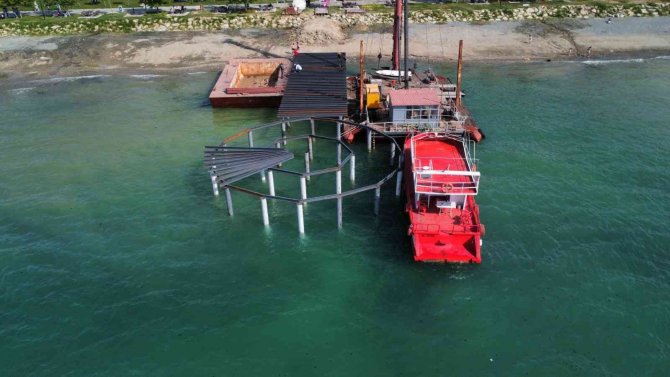 Van Büyükşehir Belediyesinden 50 Metrelik İskele