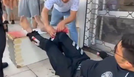 Antalya’da Kavga İhbarına Giden 2 Polis Silahla Yaralandı