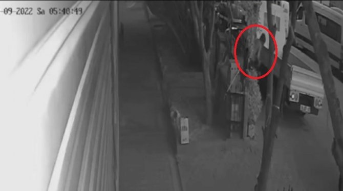 Bursa’da Akü Hırsızlığı Kamerada
