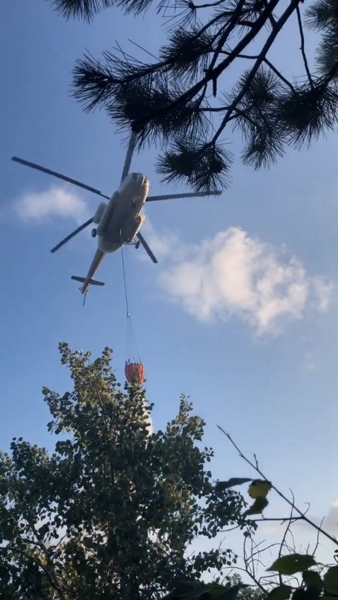 Uludağ’ın Eteklerinde Korkutan Yangın