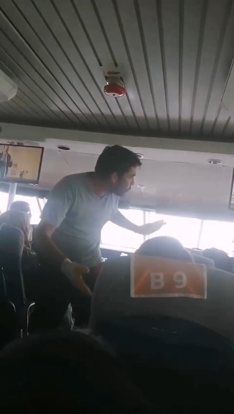 Denizin Ortasında Feribotta Korku Dolu Anlar