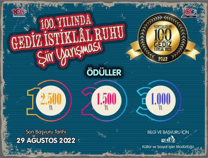 Gediz’de Şiir Yarışması