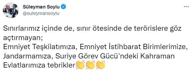 Bakan Soylu Duyurdu: Pkk/kck’lı Hasan Najjar Canlı Bomba Yeleğiyle Yakalandı