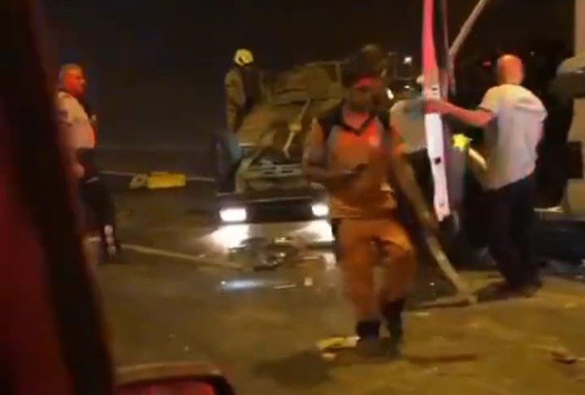 Çevreyolunda Trafik Kazası: 4 Yaralı