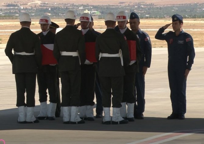 Şehit Mahsun Şimşek’in Naaşı Gaziantep’te