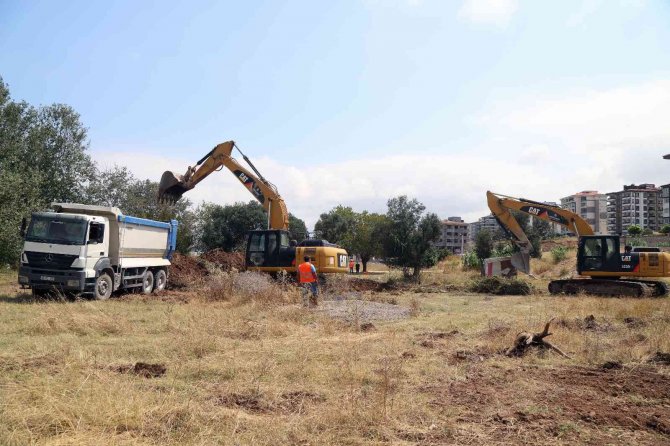 Bandırma Belediyesi Malta Parkı Ve Yaşam Alanına İ̇lk Kepçeyi Vurdu