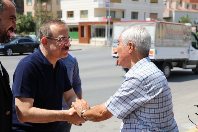 Ak Parti İ̇zmir’den 40 Derece Sıcakta Tire Turu