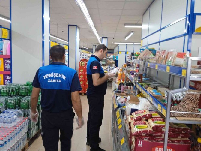 Yenişehir Belediyesi Zabıta Ekiplerinden Aralıksız Denetim
