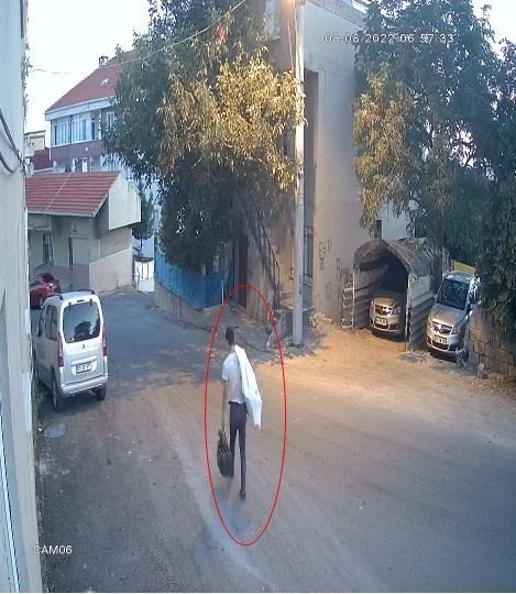 Marangoza Giren Hırsız Kamerada