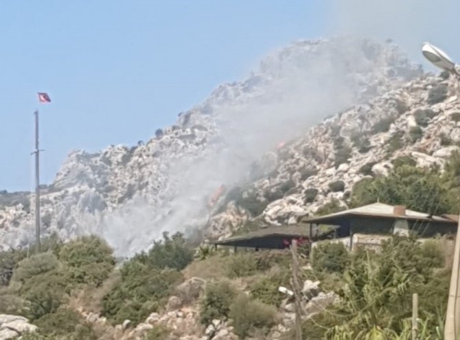 Marmaris’teki Orman Yangını İle İlgili 1 Gözaltı