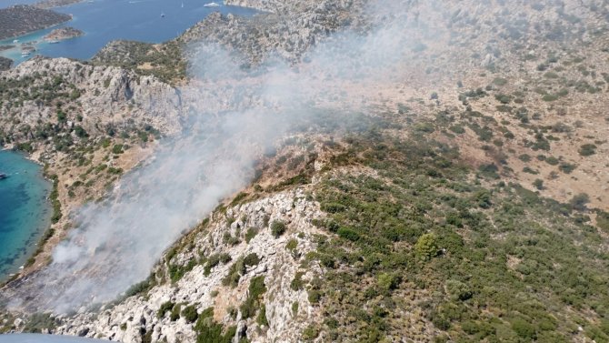 Marmaris’teki Orman Yangını İle İlgili 1 Gözaltı