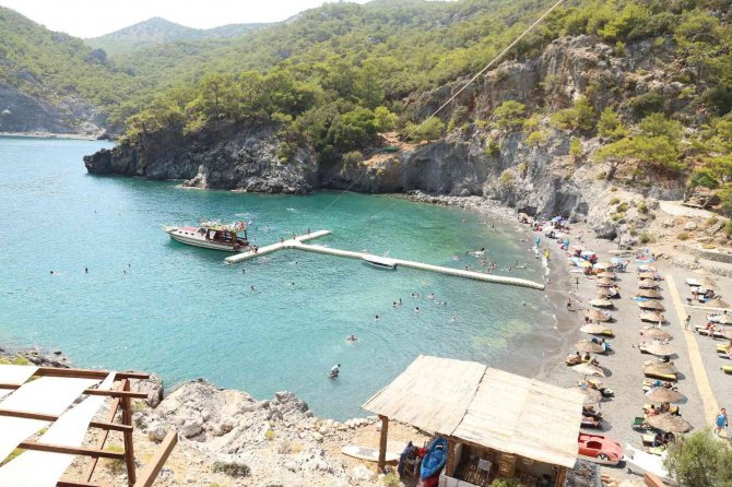 Ortaca Aşı Koyu, Görenleri Mest Ediyor