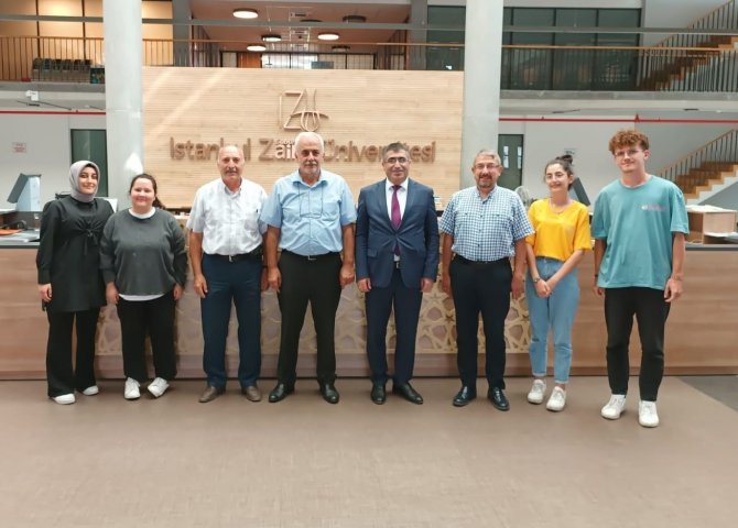 Nevü Rektörün’den, İ̇stanbul Sabahattin Zaim Üniversitesine Ziyaret