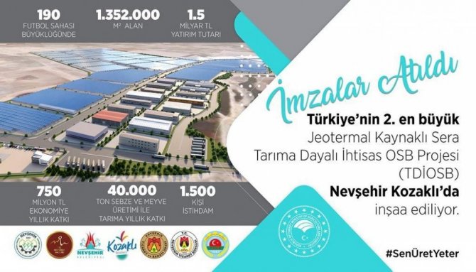 Türkiye’nin İkinci En Büyük Tarıma Dayalı Osb’si Kozaklı’ya Kuruluyor
