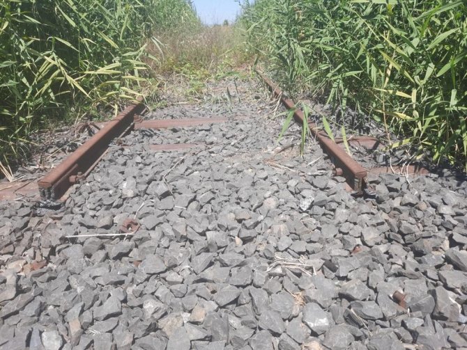 250 Bin Liralık Tren Raylarını Çaldılar
