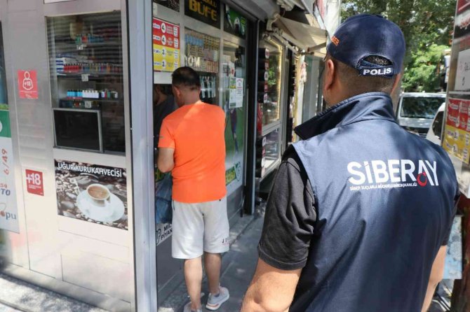 Aksaray’da Yasa Dışı Bahse “Kırmızı Kart” Denetimi