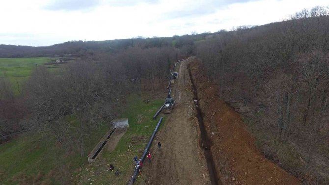Saray Ayvacık Göleti İ̇sale Hattı Ve Arıtma Tesisinde Çalışmaların Sonuna Gelindi