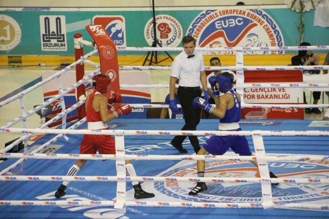 Üst Minikler Avrupa Boks Şampiyonası Yapılan Seremoni Ve Boks Maçlarıyla Erzurum’da Başladı