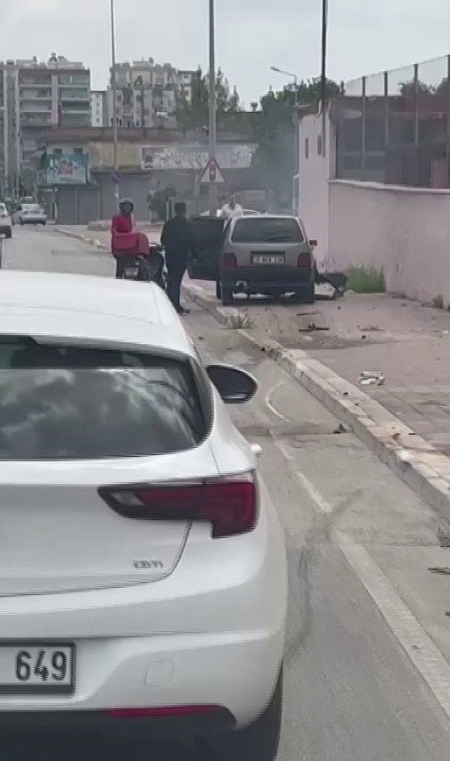 Otomobil Alev Alev Yandı