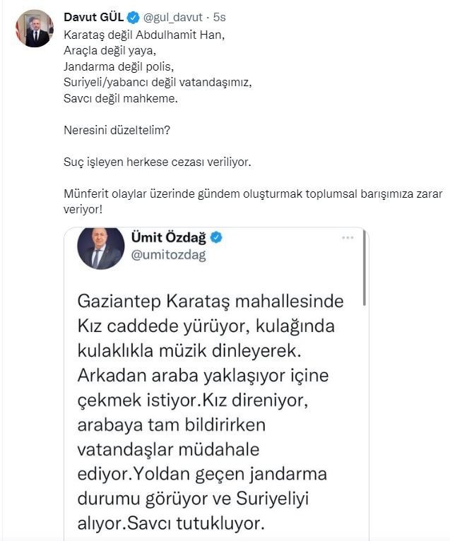 Gaziantep’te Genç Kızı Taciz İddiası Ortalığı Karıştırdı